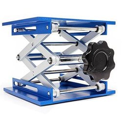 Lift Table Aluminium Oxide Lab Stand Lifter Scientific Scissor Lifting Jack Platform 6"X6"