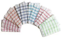 Lushomes Multicolor Super Soft Kitchen Towel Duster Set Of 12 - 12 X 20 Inch LH-KTWL17A