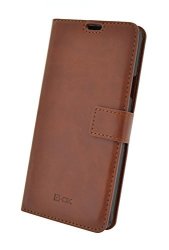4-OK Book Wallet Case For Samsung Galaxy Note 4 Brown