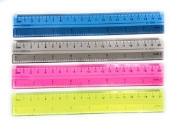 deals on inch 8 rulers 20 cm rulers transparent plastic ruler pack of