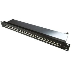 Patch Panel CAT6 Fully Populated 24-PORT