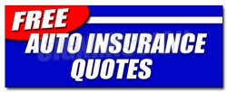 12" Free Auto Insurance Quotes Decal Sticker Car Motorcycle Homeowner Geico Save