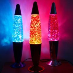 Glitter Lava Lamp Light
