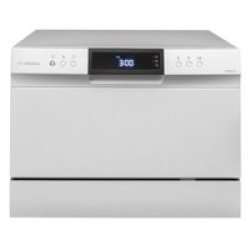 Dishwasher White 6 Plate - Counter Top