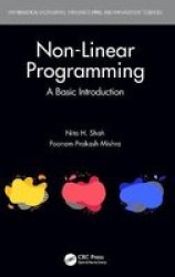 Non-linear Programming - A Basic Introduction Hardcover