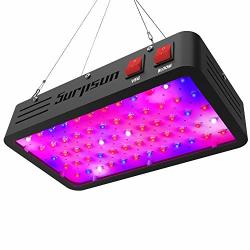 BLOOMSPECT Upgraded 600W LED Grow Light with Daisy Chain Dual Chips Full Plant 