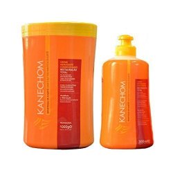Kanechom Shea Karite Butter Complete Restoration Hair Mask + Leave-in Conditioner For Dehydrated Hair
