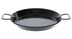 Perfect Paella Perfect 42cm Enamel Paella Pan - Black