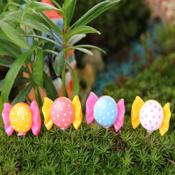 Diy Miniature Bow-knot Toy Ornaments Potted Plant Garden Decor