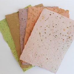 Handmade Paper A4 - Olive Pack Of 5