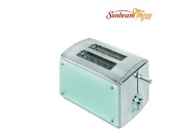 Sunbeam Vegas 2 Slice Toaster - Chrome & Glass