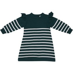 Made 4 Baby Girls Knit Striped Dress Newborn