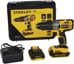 Stanley 18V 2.0 Ah Hammer Drill 2A Charger STDC18LHBK