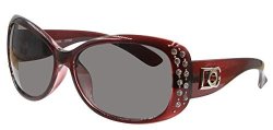 DG Eyewear Sunglasses For Women Fashion - Assorted Styles & Colors Red ZB357D
