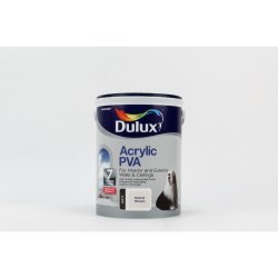Interior & Exterior Paint Dulux Acrylic Pva Natural Hessian Matt 5L