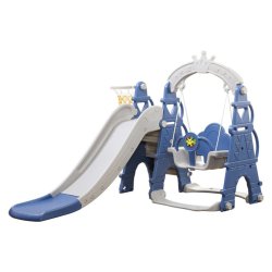 Swing And Slide Play Gym With Music - Blue
