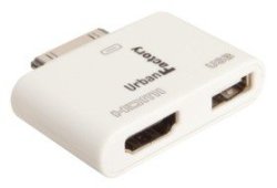 Urban Factory 30 Pin White HDMI Adapter