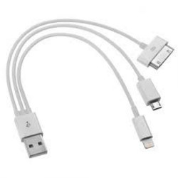 Tangled 3 In 1 Cable for Iphone Ipad Blackberry Samsung Etc... - 5+
