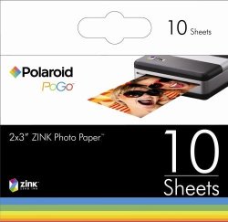 Polaroid Zink Media 10 Sheets For Pogo Instant Mobile Printer