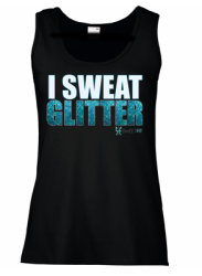 SweetFit I Sweat Glitter - Large Vest