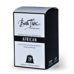 African Blend Capsules L Bean There Fair Trade Coffee