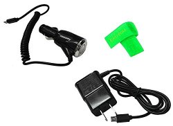 2 Amp Car Charger + Wall Travel Home Charger For Huawei Mediapad M3 Lite 8" Huawei Chopin Combo Charger