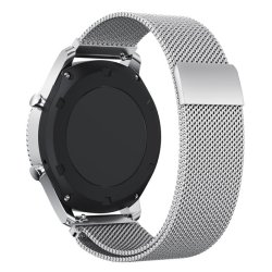 Samsung S3 Frontier classic Smart Watch Band Milanese Loop Silver
