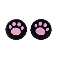 Ama Tm 1 Pair Silicone Analog Controller Thumb Stick Grips Cap For Nintendo Switch Controller Pink