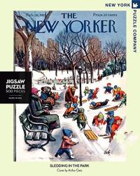 New York Puzzle Company - New Yorker Thanksgiving Dinner - 500 Piece Jigsaw Puzzle