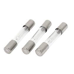 Uptell Microwave Oven Glass Tube Fuse 0.9A 5KV 6MM X 40MM 3PCS For Microwave Oven Replacement