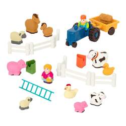 Little Farmer's Playset - Farm Animals & Accessories