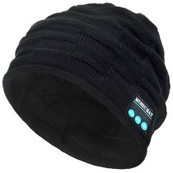 Megadream Bluetooth Washable Music Warn Cap Knitted Beanie Headwear With Headphone & Hands-free Microphone & Dual Speaker For All Bluetooth Device - Yoga Exercise