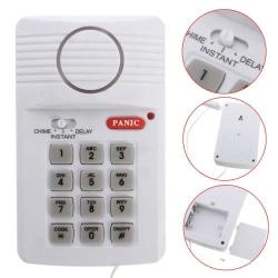 SECURITY Keypad Door Ring Alarm System Panic Button For Home Garage Caravan