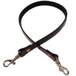 The On The Go Collection - 5 8" Wide Brown Shoulder Length Replacement Purse Strap With Nickel Tone Silver Tone Hardware