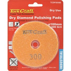 Diamond Polishing Pad 300 Grit Dry Use