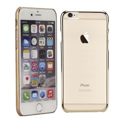 Apple Iphone 6 Clear Mobile Phone Case Gold Silver