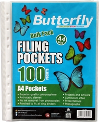 Filing Pockets A4 100'S