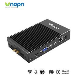 MINI PC Fanless Industrial Office Desktop Computer With Aluminum Case And Intel Atom X5-Z8350 Qaud Core Processor With Linux Os Installed And Built I