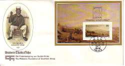Bophuthatswana Foundation Miniature Sheet On Fdc.b1 - Historic Thaba Nchu