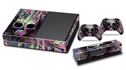 Skins Stickers For Custom Xbox One Controller And Remote Console - Protective Vinyl Decals Covers Games Accessories For Xbox 1 Modded Bundle - Color Skull