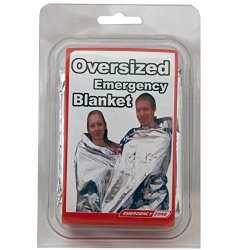 71X142 Inch Oversized Emergency Blanket Emergency Zone Brand Reflective Thermal Blanket