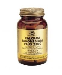 Solgar Calcium Magnesium Plus Zinc Tabs 250