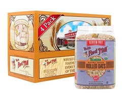 Bob's Red Mill Gluten Free Organic Thick Rolled Oats 32-OUNCE Pack Of 4