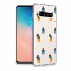 Hello Giftify Samsung S10 Case Hellogiftify Little Cactus Tpu Soft Gel Protective Case For Samsung S10