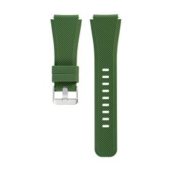 Samsung Gear S3 Strap Band Kaifongfu Sports Silicone Watch Bracelet Strap Band For Samsung Gear S3 Frontier Free Size Army Green