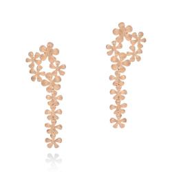 Blossom Chandelier Earrings Open - 18KT Rose Gold Vermeil