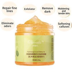 Hometom Remove Exfoliating Hand Scrub Skin Peeling Calluses Beauty Moisturizing Hydrating Hand Care Cream Orange