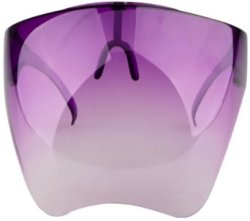 Protective Faceshield Glasses Mask Purple