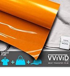 VViViD Red Heavy-Duty Iron-on Heat Transfer Vinyl Film (12 x 6ft Roll)