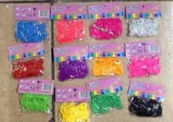 Rainbow Loom Bands - Make Your Own Bracelets - Red